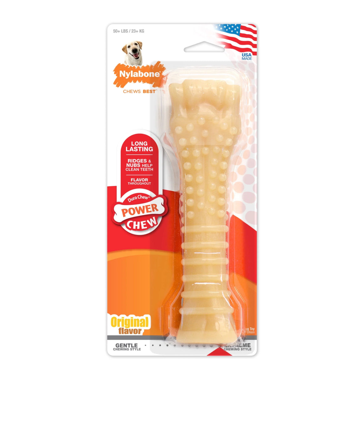 Power Chew Textured Knuckle Bone Chew Toy Original X-Large/Souper - 50+ Lbs. (1 Count)