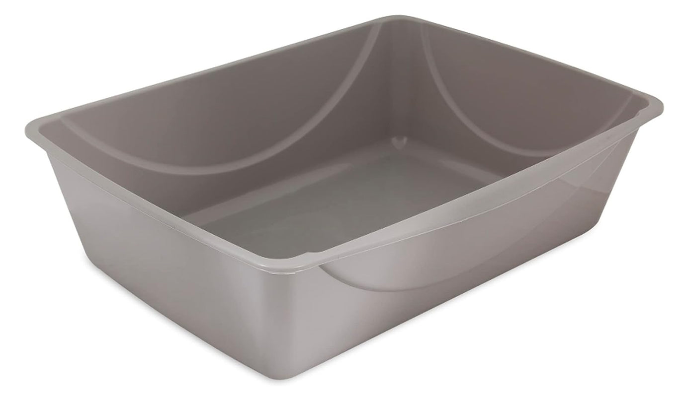 Extra Large Cat Litter Box Non Stick Pan Open Top High Sides Kitty Pet Eco Jumbo